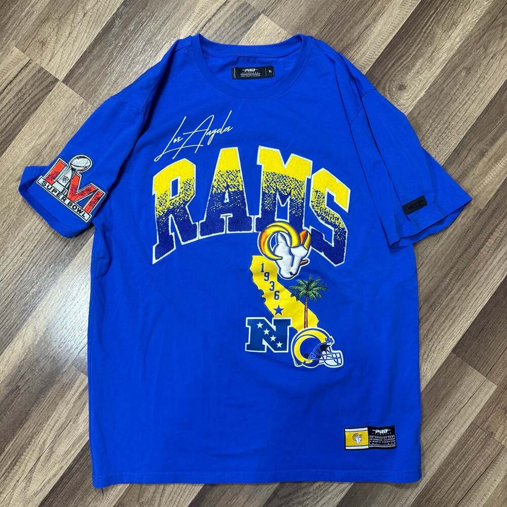 Pro Standard Men's Los Angeles Rams Royal Hometown Collection T-Shirt